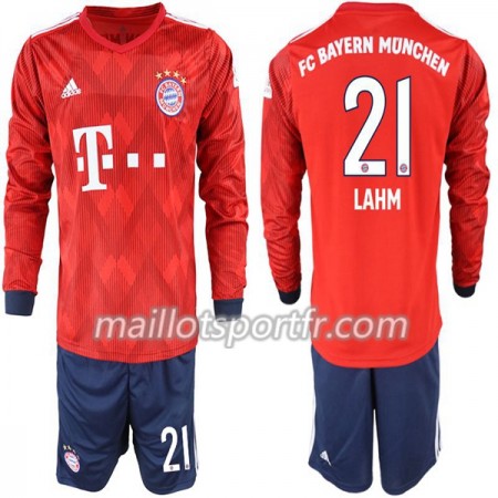 Maillot de Foot Bayern Munich Lahm 21 Enfant Domicile 2018/19 ML